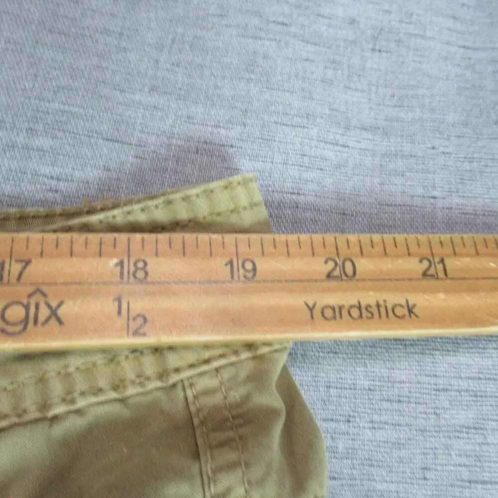 XRay Mens Shorts Size 36 Tan British Khaki Twill Double Pocket Cargo Skater Punk